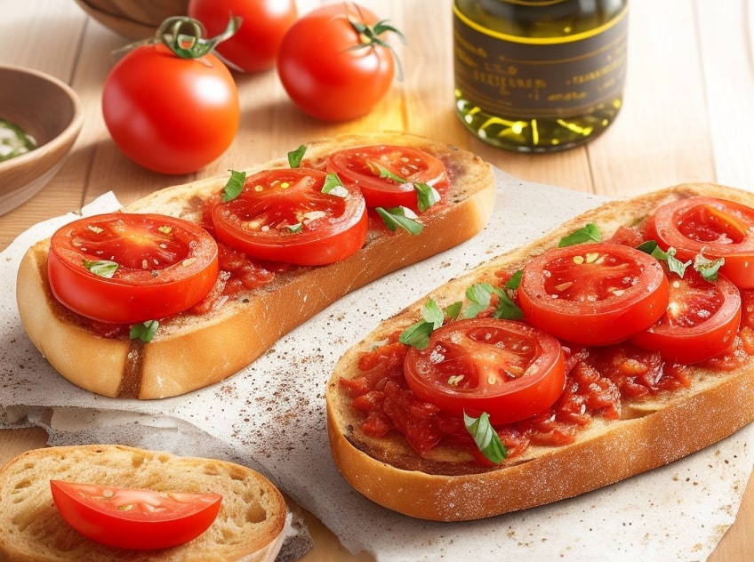Pan con Tomate